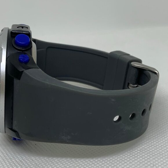 Marathon men digital watch 50mm round case chronograph alarm gray running - Picture 3 of 6